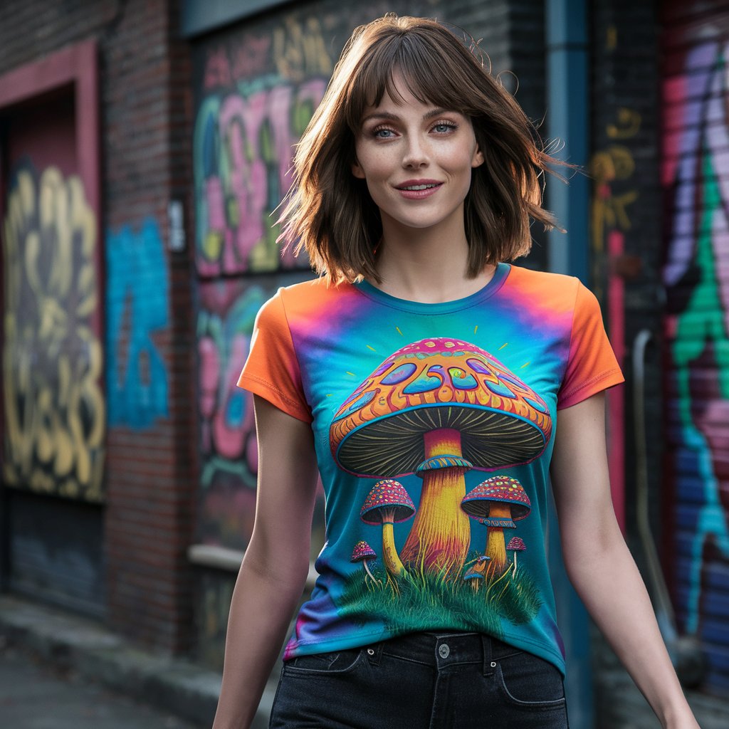 magic mushroom tshirt